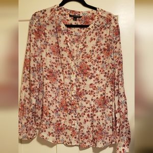 Zac & Rachel multi pinks and oranges buttons euc